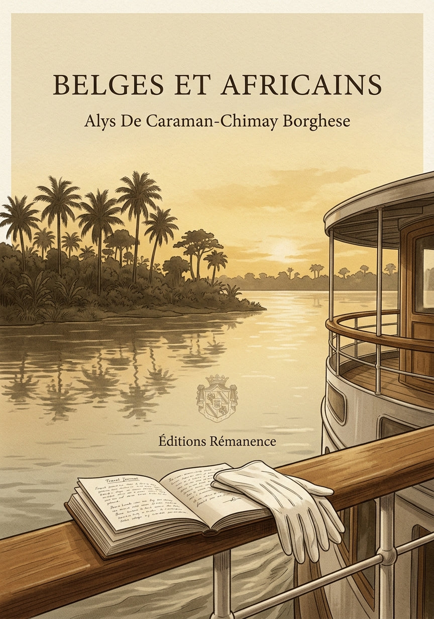 Livre Belges et Africains par Alys De Caraman-Chimay Borghese - Couverture - Editions Remanence