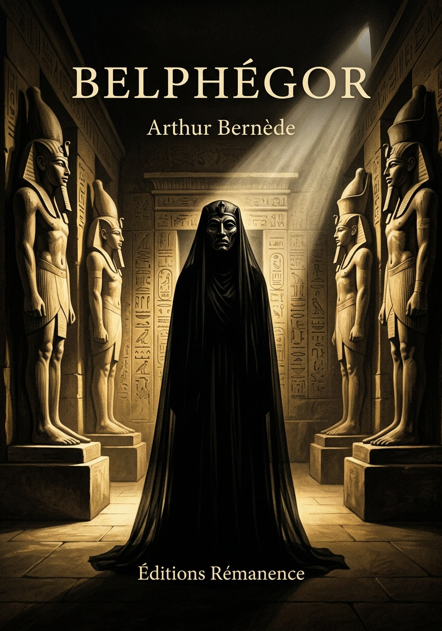 Livre Belphégor par Arthur Bernède - Couverture - Editions Remanence