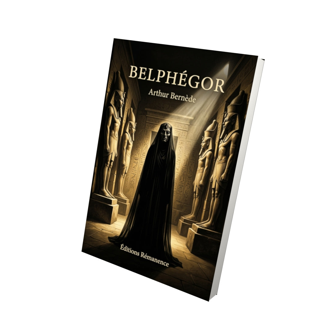 Livre Belphégor par Arthur Bernède - Vue 3D - Editions Remanence