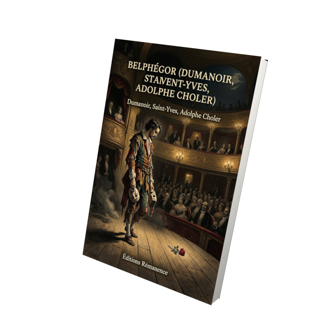 Livre Belphégor (Dumanoir, Saint-Yves, Adolphe Choler) par Dumanoir, Saint-Yves, Adolphe Choler - Vue 3D - Editions Remanence