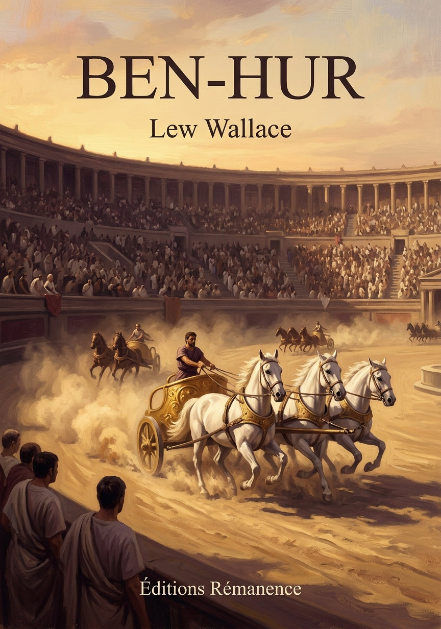 Livre Ben-Hur par Lew Wallace - Couverture - Editions Remanence
