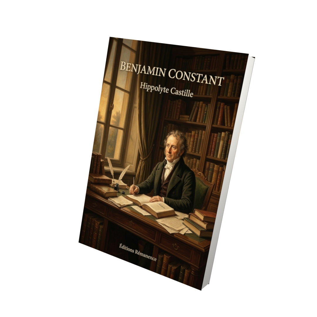 Livre Benjamin Constant - Hippolyte Castille - Vue 3D - Editions Remanence