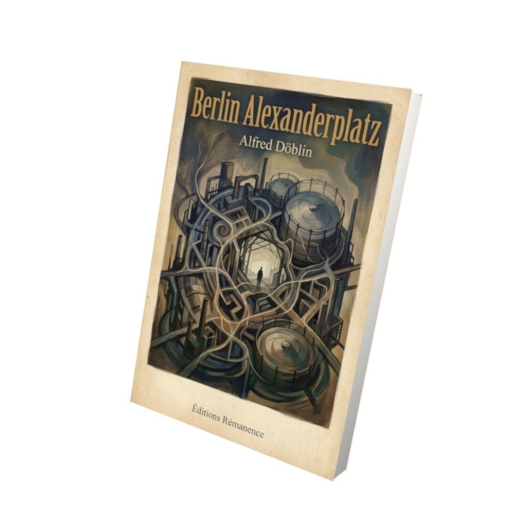 Livre Berlin Alexanderplatz – Alfred Döblin - Vue 3D - Editions Remanence