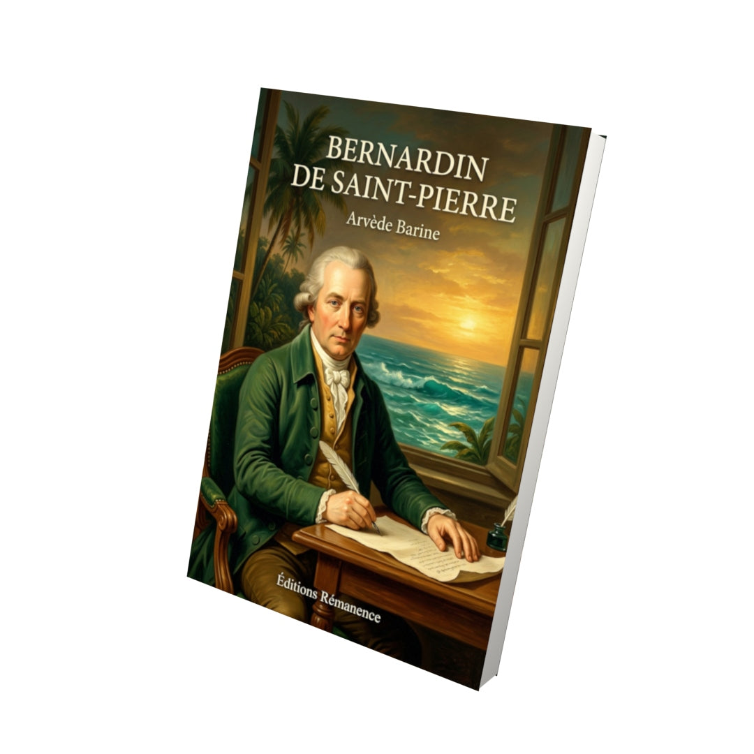Livre Bernardin de Saint-Pierre par Arvède Barine - Vue 3D - Editions Remanence