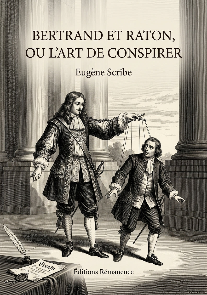Livre Bertrand et Raton, ou l’Art de conspirer par Eugène Scribe - Couverture - Editions Remanence