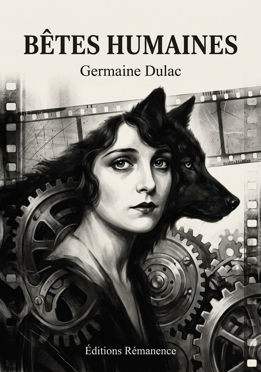 Livre Bêtes humaines par Germaine Dulac - Couverture - Editions Remanence