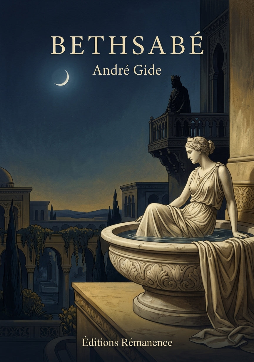 Livre Bethsabé par André Gide - Couverture - Editions Remanence