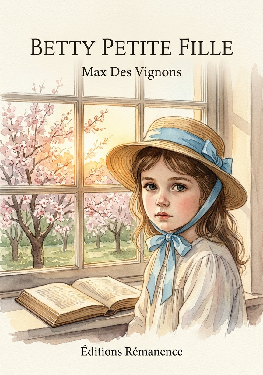 Livre Betty petite fille par Max Des Vignons - Couverture - Editions Remanence