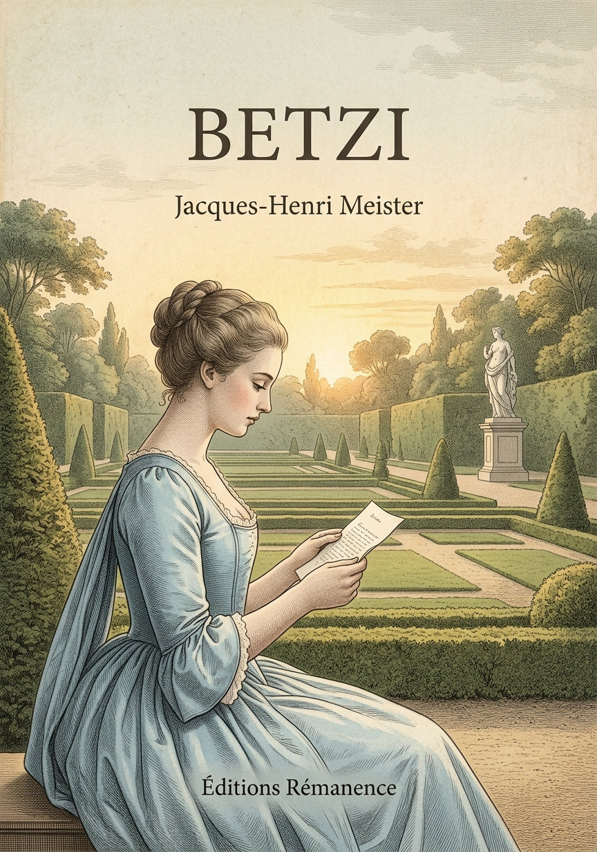 Livre Betzi par Jacques-Henri Meister - Couverture - Editions Remanence