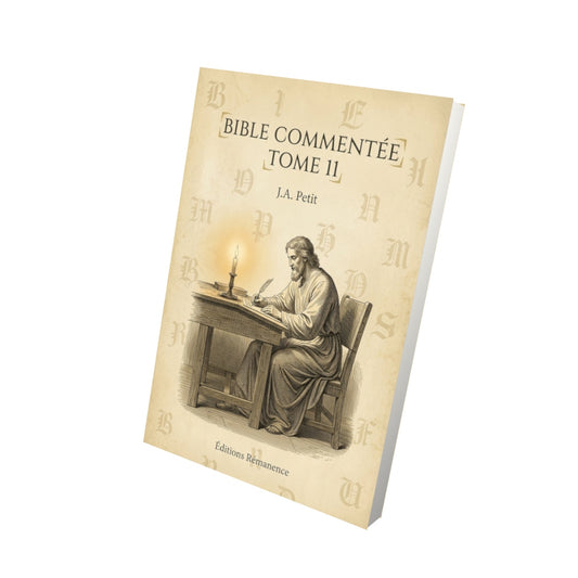 Livre Bible commentée Tome 11 - J.A. Petit - Vue 3D - Editions Remanence