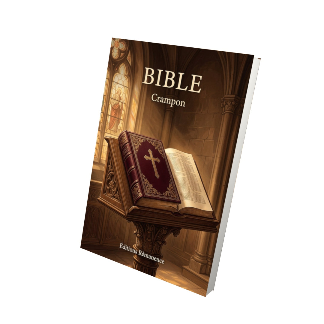 Livre Bible - Crampon - Vue 3D - Editions Remanence