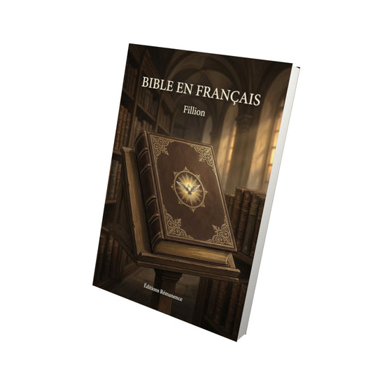 Livre Bible en français - Fillion - Vue 3D - Editions Remanence