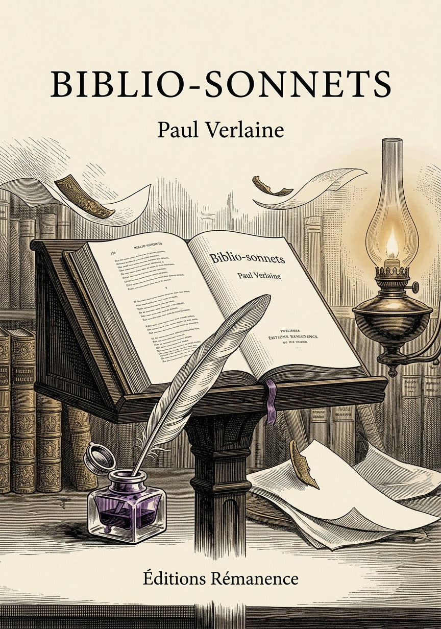 Livre Biblio-sonnets par Paul Verlaine - Couverture - Editions Remanence