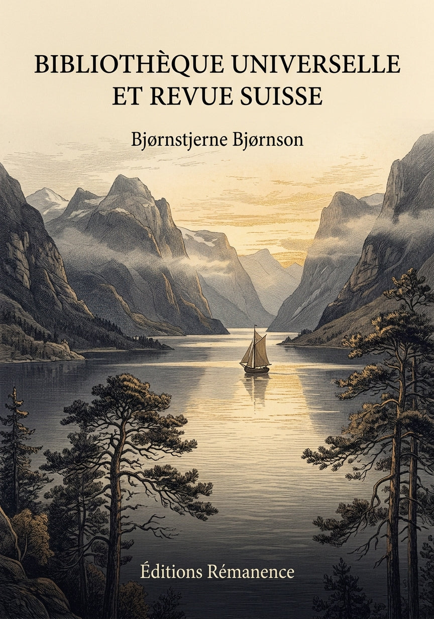 Livre Bibliothèque universelle et revue suisse par Bjørnstjerne Bjørnson - Couverture - Editions Remanence