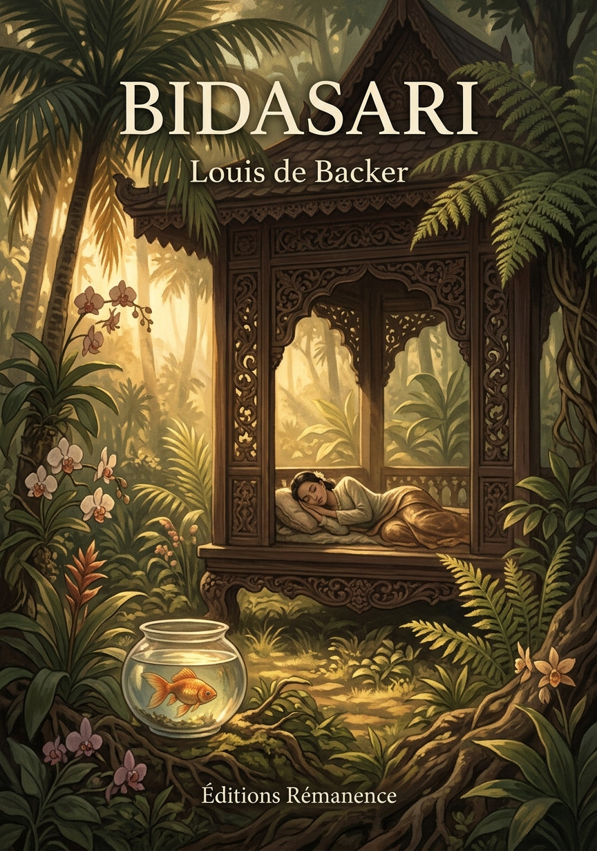 Livre Bidasari par Louis de Backer - Couverture - Editions Remanence