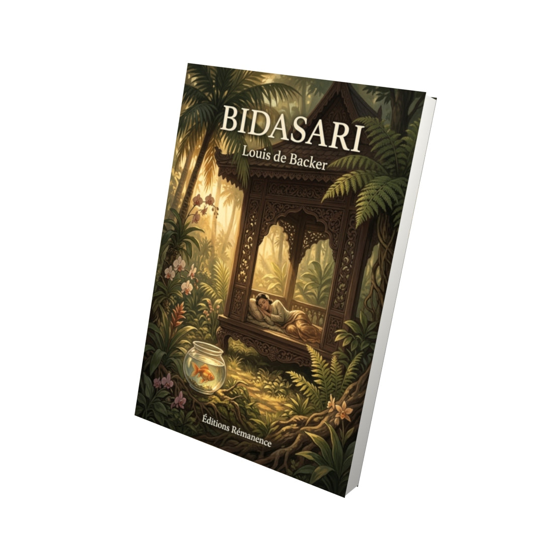 Livre Bidasari par Louis de Backer - Vue 3D - Editions Remanence