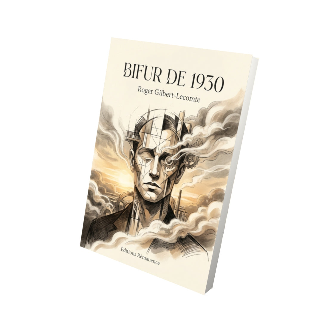 Livre Bifur de 1930 par Roger Gilbert-Lecomte - Vue 3D - Editions Remanence