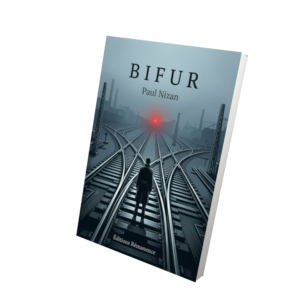 Livre Bifur par Paul Nizan - Vue 3D - Editions Remanence