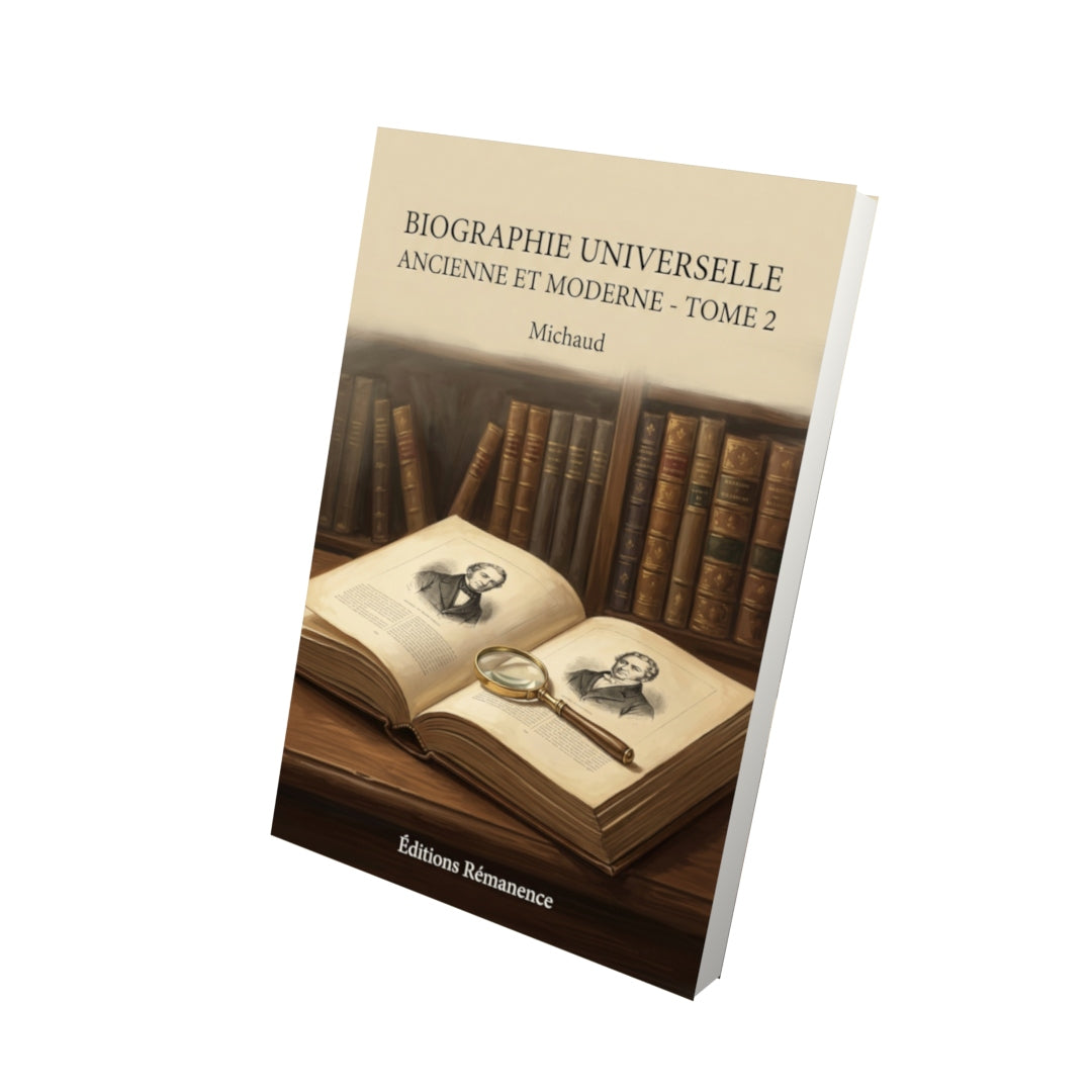 Livre Biographie universelle ancienne et moderne - Tome 2 par Michaud - Vue 3D - Editions Remanence