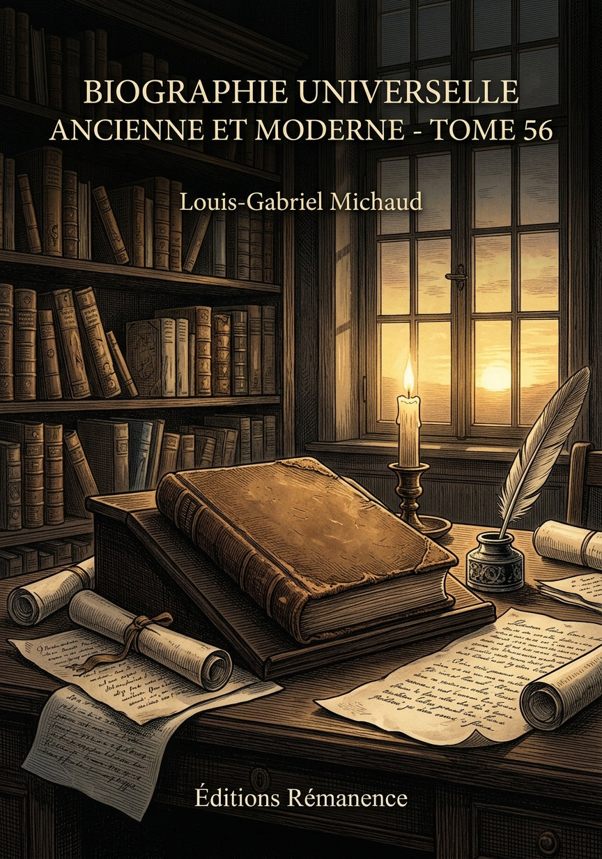 Livre Biographie universelle ancienne et moderne - Tome 56 par Louis-Gabriel Michaud - Couverture - Editions Remanence