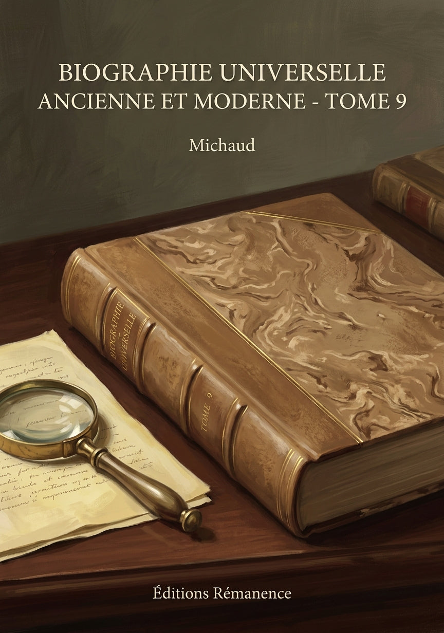 Livre Biographie universelle ancienne et moderne - Tome 9 par Michaud - Couverture - Editions Remanence