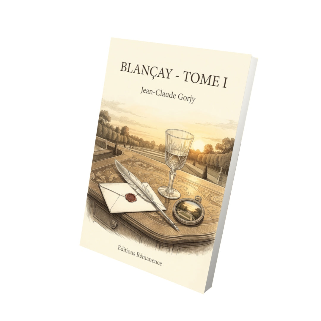 Livre Blançay - Tome I par Jean-Claude Gorjy - Vue 3D - Editions Remanence