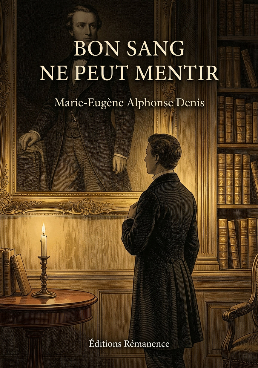 Livre Bon sang ne peut mentir par Marie-Eugène Alphonse Denis - Couverture - Editions Remanence
