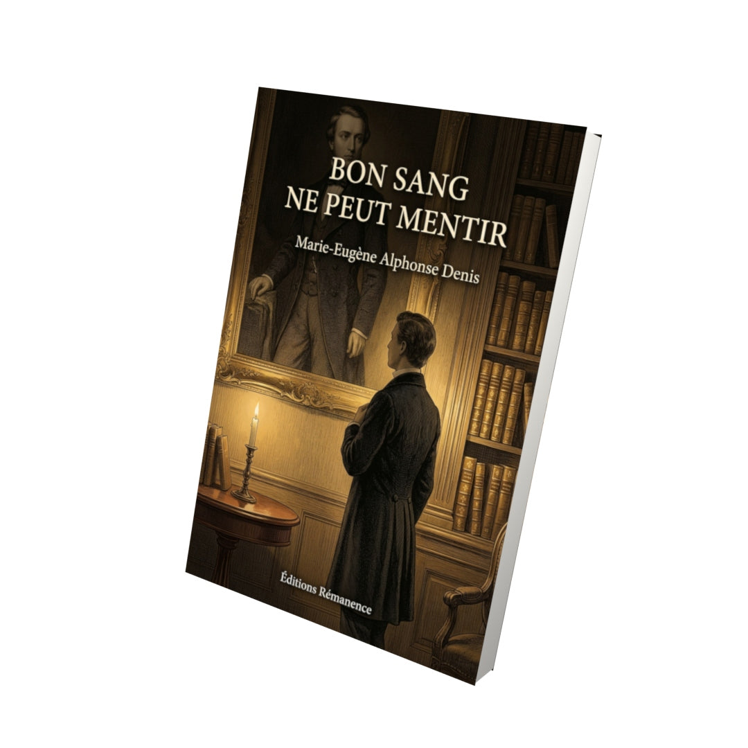 Livre Bon sang ne peut mentir par Marie-Eugène Alphonse Denis - Vue 3D - Editions Remanence