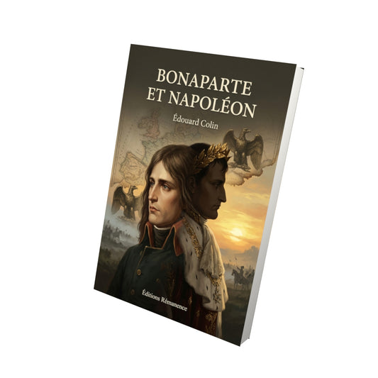 Livre Bonaparte et Napoléon par Édouard Colin - Vue 3D - Editions Remanence