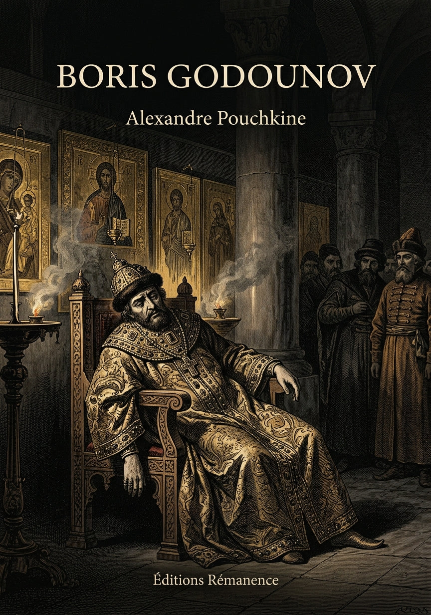 Livre Boris Godounov par Alexandre Pouchkine - Couverture - Editions Remanence