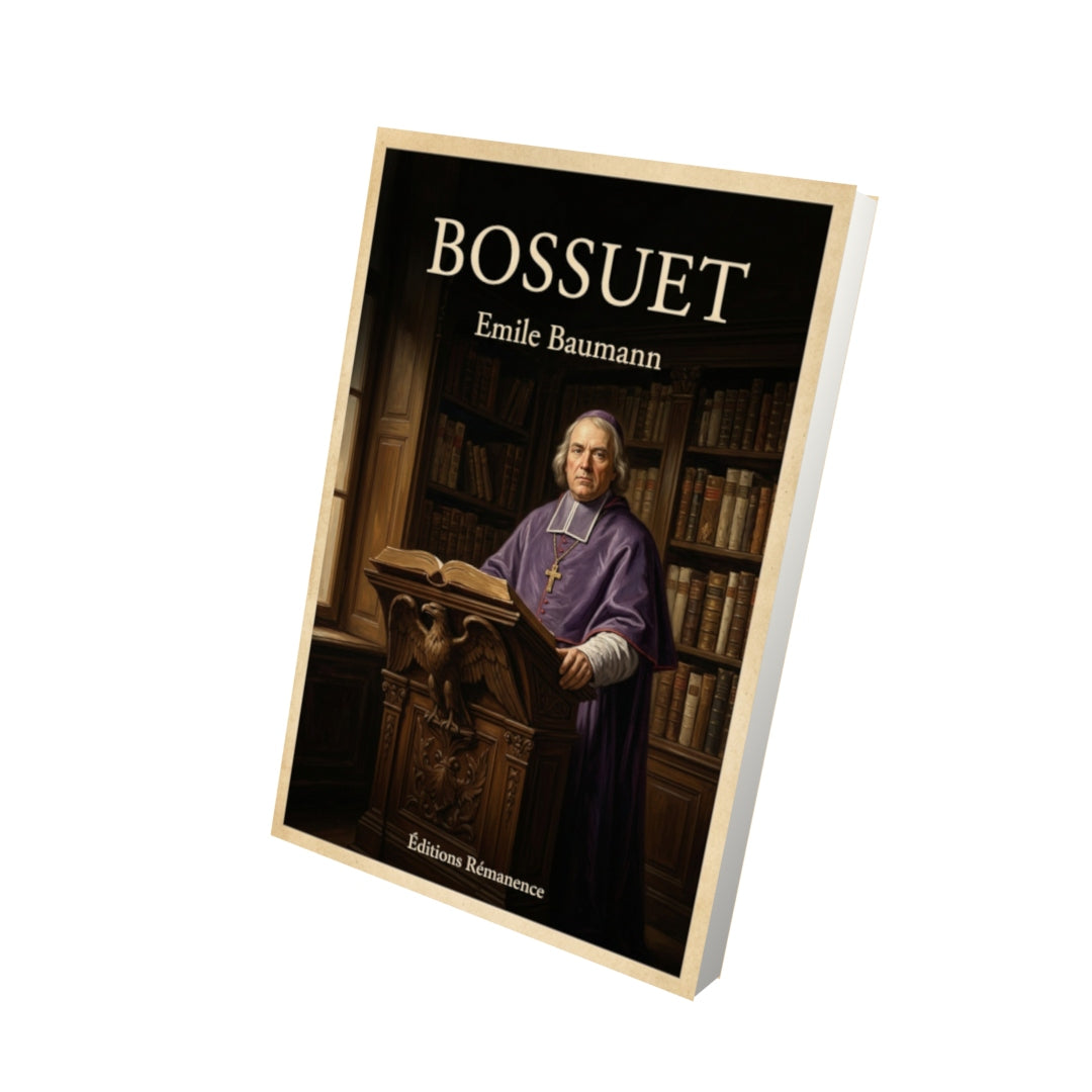 Livre Bossuet - Emile Baumann - Vue 3D - Editions Remanence
