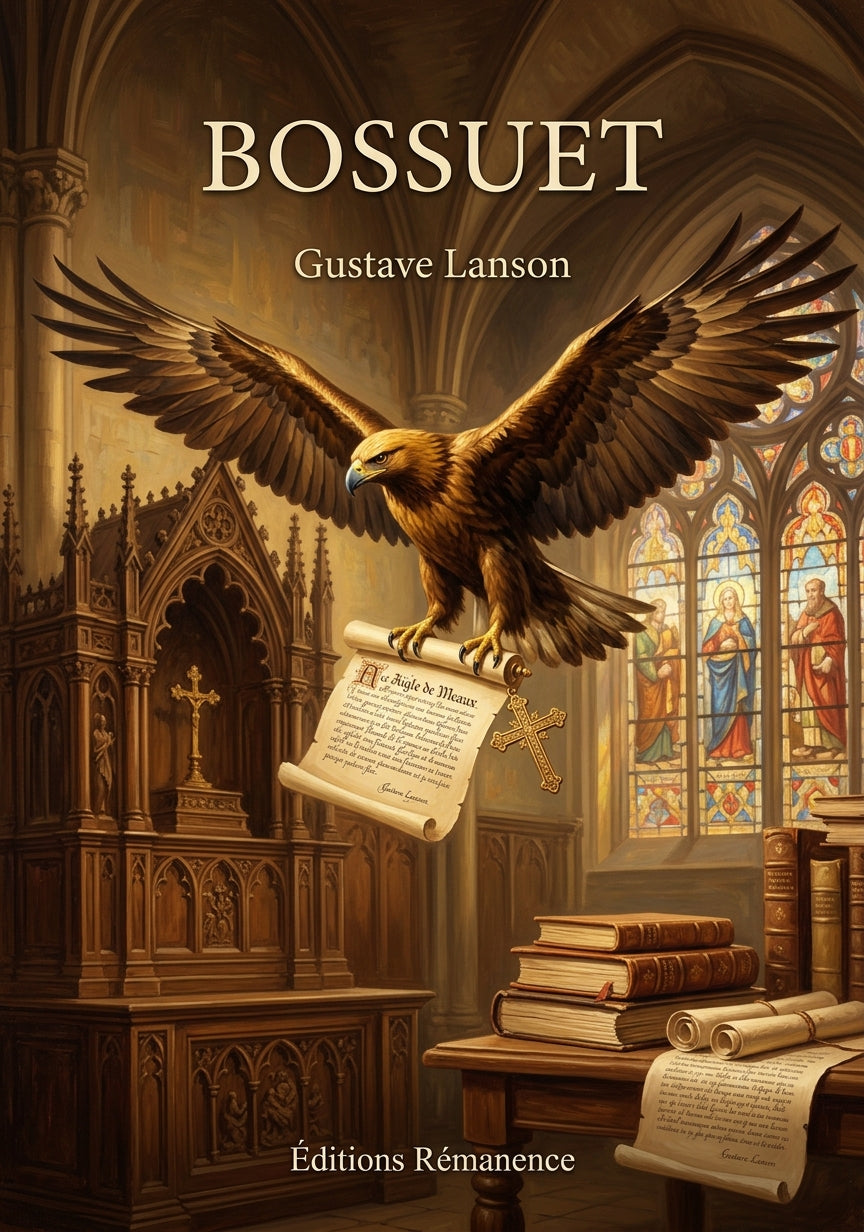 Livre Bossuet par Gustave Lanson - Couverture - Editions Remanence