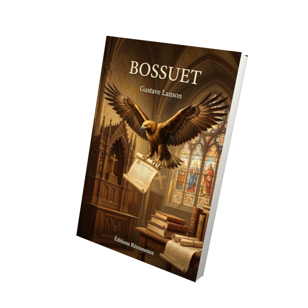Livre Bossuet par Gustave Lanson - Vue 3D - Editions Remanence