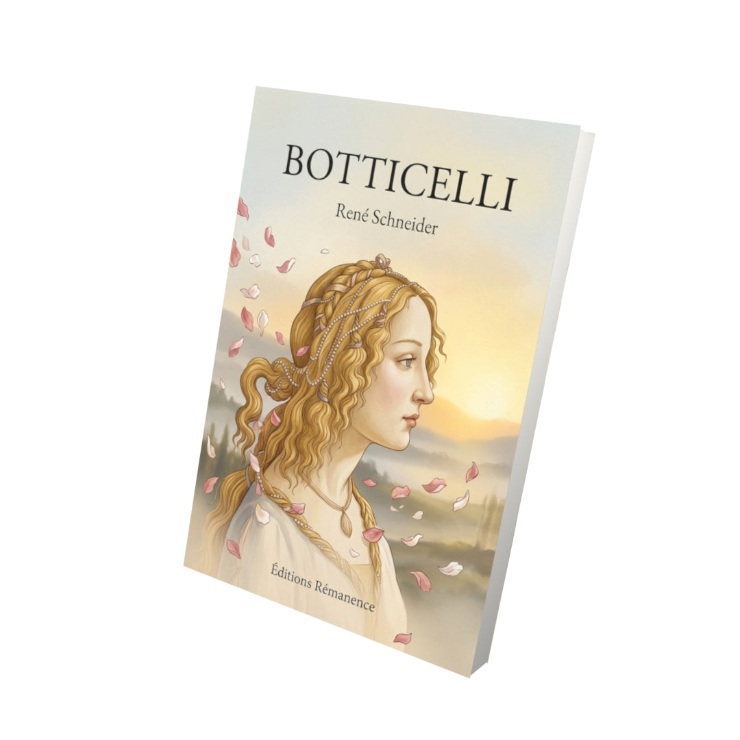 Livre Botticelli par René Schneider - Vue 3D - Editions Remanence