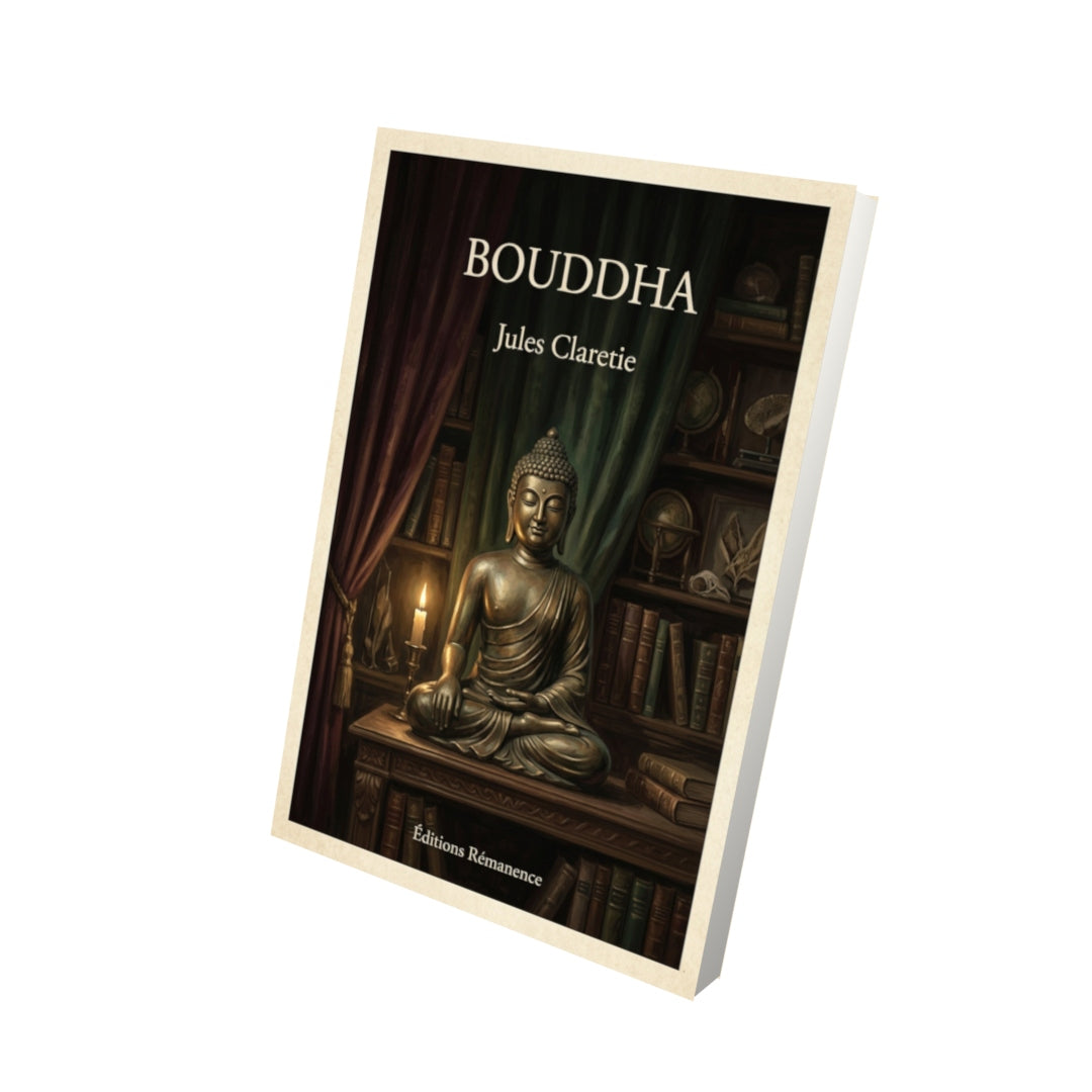 Livre Bouddha - Jules Claretie - Vue 3D - Editions Remanence