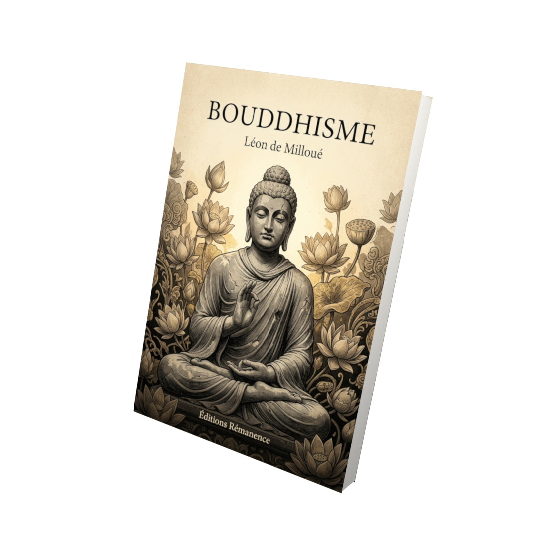 Livre Bouddhisme par Léon de Milloué - Vue 3D - Editions Remanence