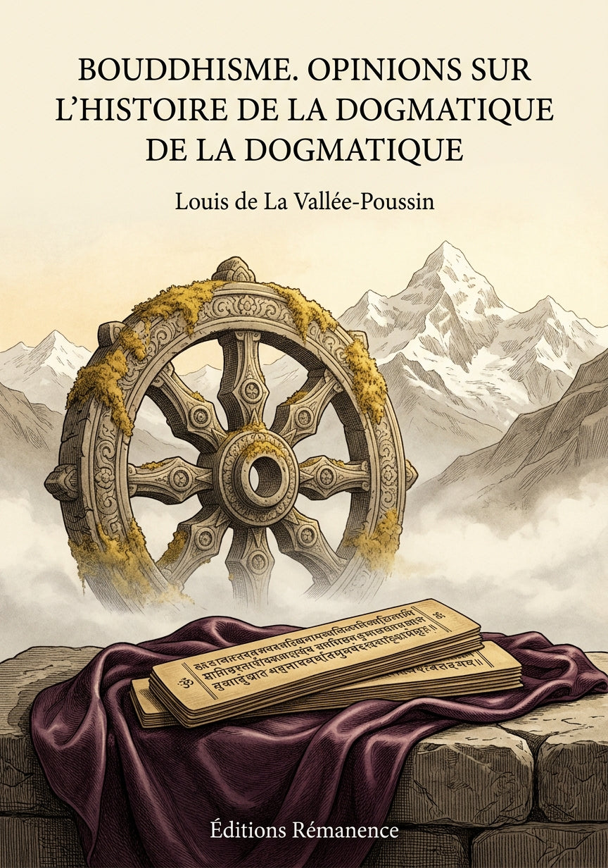 Livre Bouddhisme. Opinions sur l’histoire de la dogmatique par Louis de La Vallée-Poussin - Couverture - Editions Remanence