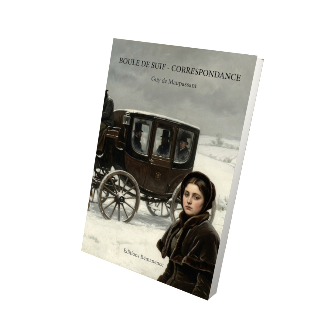 Livre Boule de Suif - Correspondance par Guy de Maupassant - Vue 3D - Editions Remanence