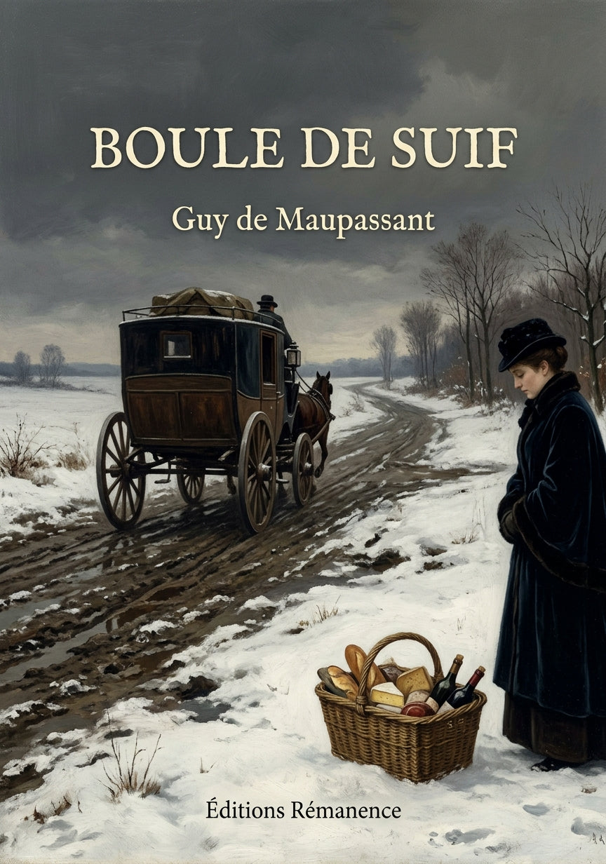 Livre Boule de Suif par Guy de Maupassant - Couverture - Editions Remanence