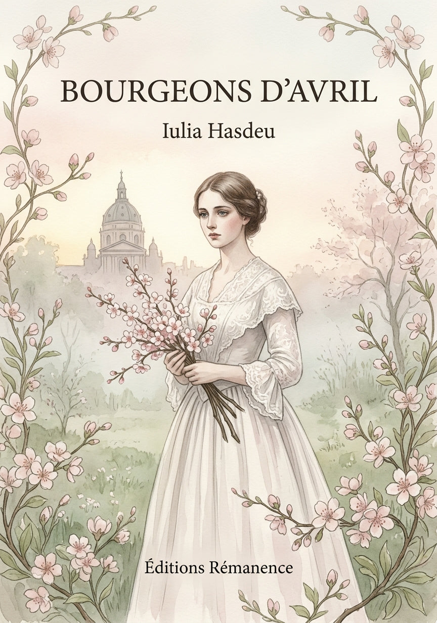 Livre Bourgeons d’avril par Iulia Hasdeu - Couverture - Editions Remanence