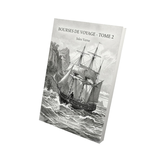 Livre Bourses de voyage - Tome 2 par Jules Verne - Vue 3D - Editions Remanence