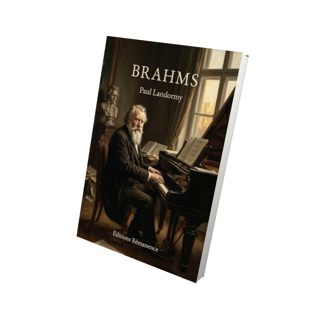 Livre Brahms par Paul Landormy - Vue 3D - Editions Remanence