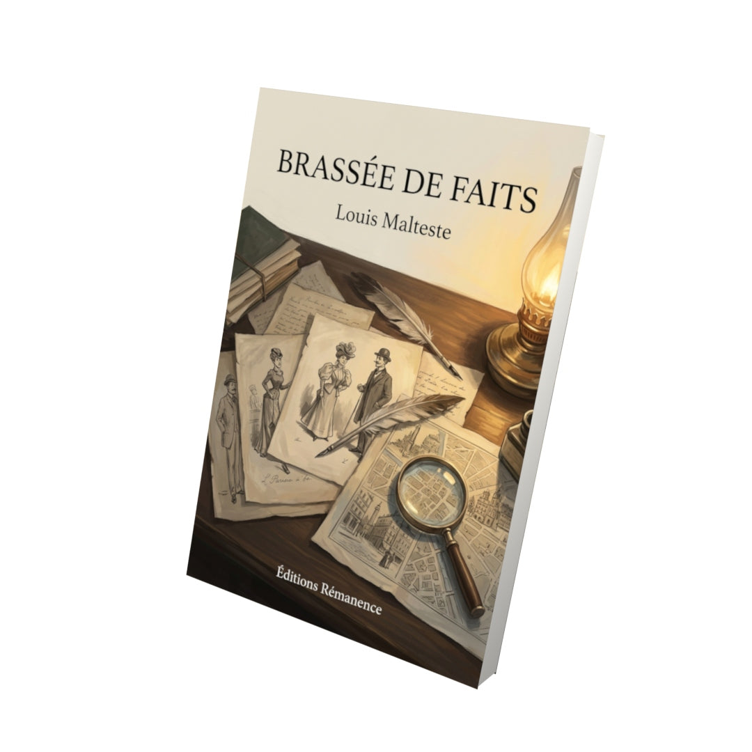 Livre Brassée de faits par Louis Malteste - Vue 3D - Editions Remanence