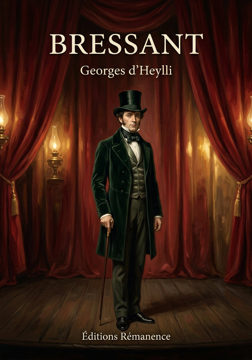 Livre Bressant par Georges d’Heylli - Couverture - Editions Remanence