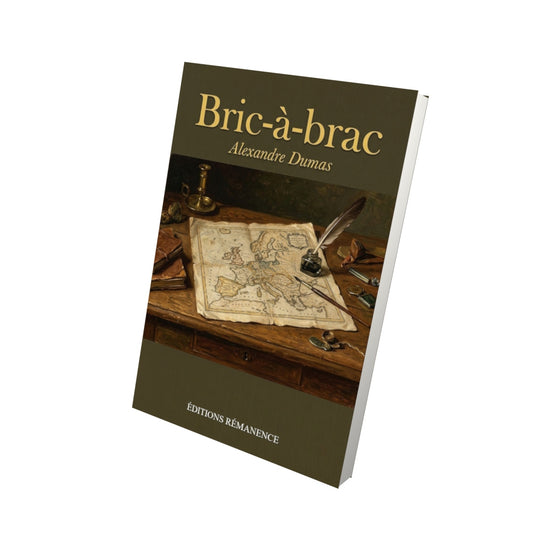 Livre Bric-à-brac - Alexandre Dumas - Vue 3D - Editions Remanence