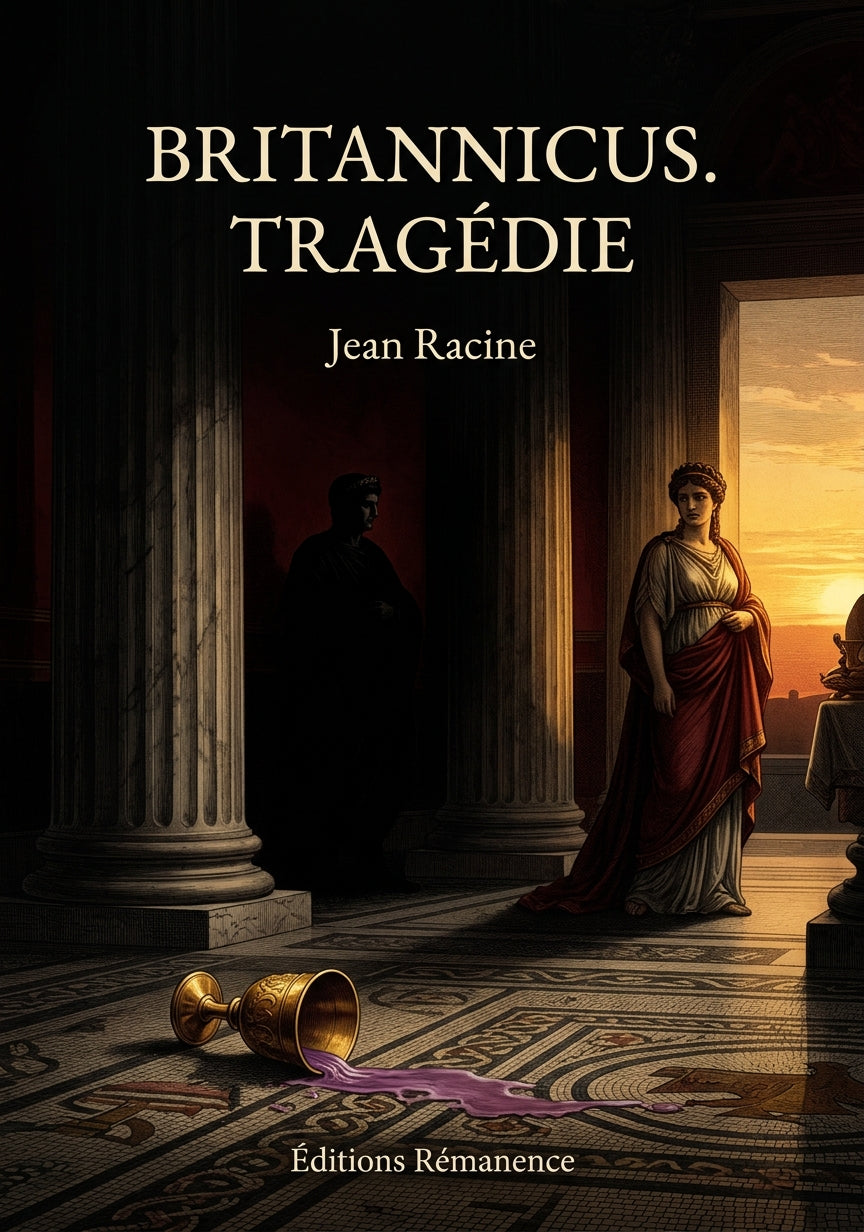 Livre Britannicus. Tragédie par Jean Racine - Couverture - Editions Remanence