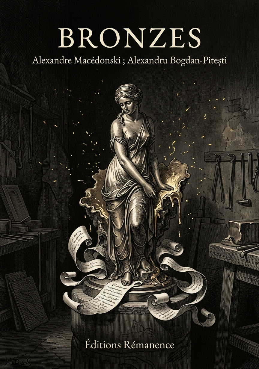 Livre Bronzes par Alexandre Macédonski ; Alexandru Bogdan-Pitești - Couverture - Editions Remanence