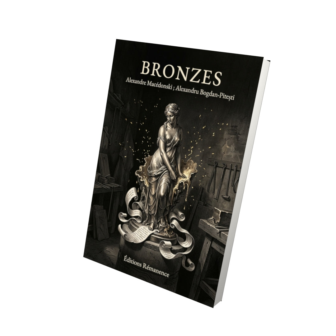 Livre Bronzes par Alexandre Macédonski ; Alexandru Bogdan-Pitești - Vue 3D - Editions Remanence