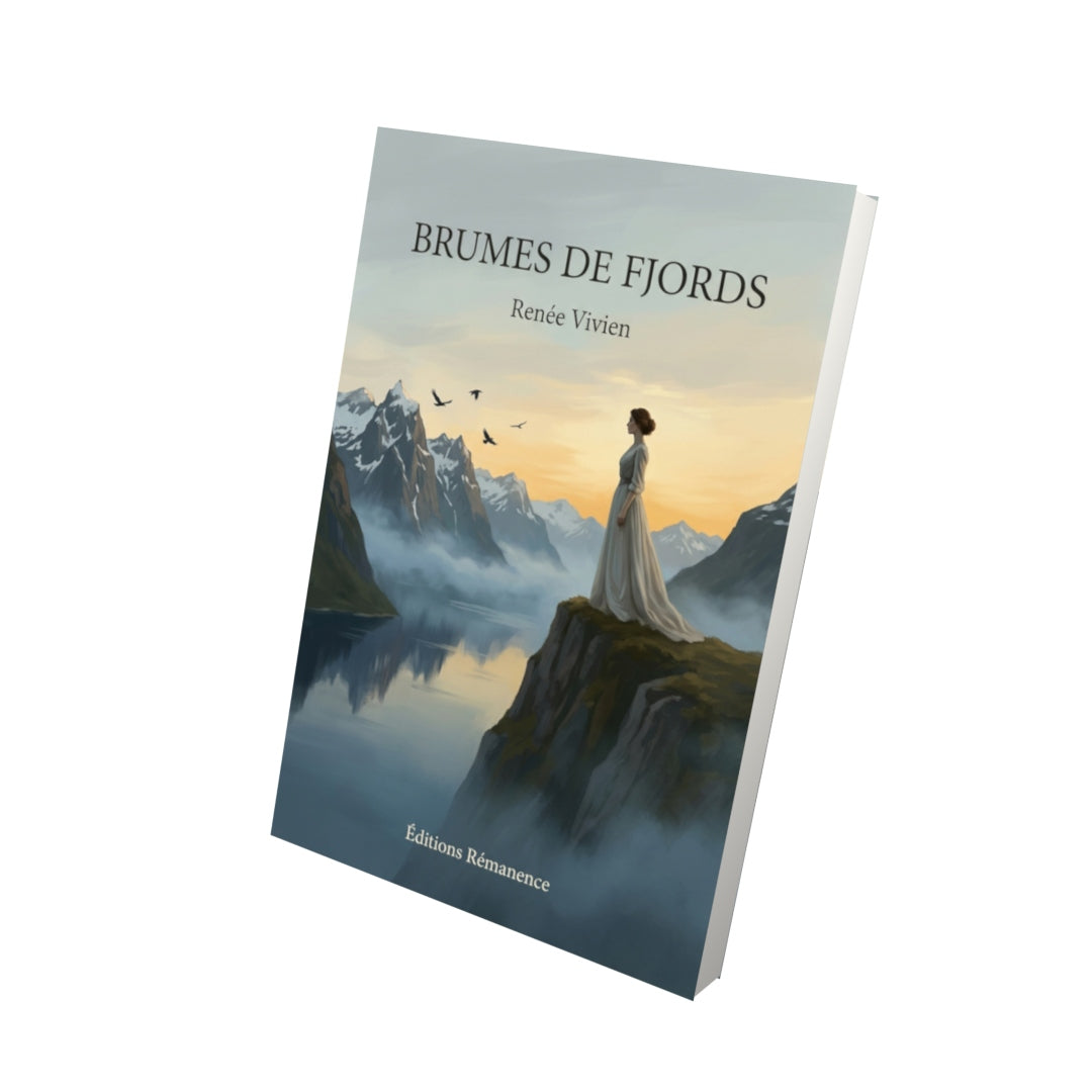 Livre Brumes de fjords par Renée Vivien - Vue 3D - Editions Remanence