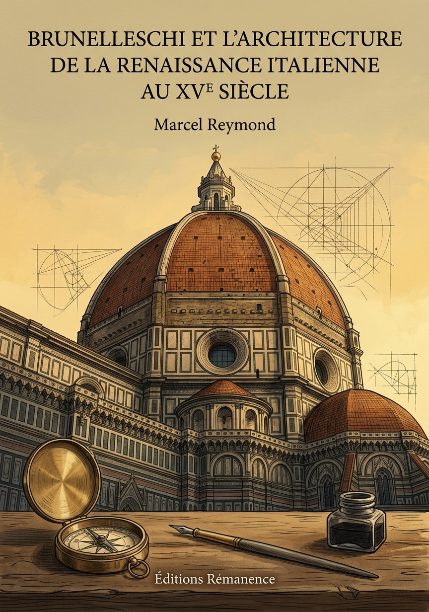 Livre Brunelleschi et l’Architecture de la Renaissance italienne au XVe siècle par Marcel Reymond - Couverture - Editions Remanence